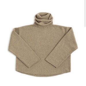 Cozy Tan Turtleneck Sweater
